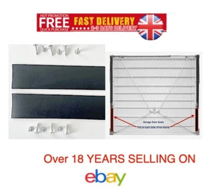 HENDERSON GARAGE DOOR SEALS SIDE SEAL RUBBER REPLACEMENT STOP DRAUGHTS WIND RAIN - Picture 1 of 14