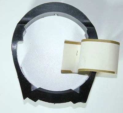 CLASSIC FIAT 500 N D F R GIARDINIERA ROUND SPEEDO CLUSTER RUBBER MOUNTING GASKET - Image 1 of 3