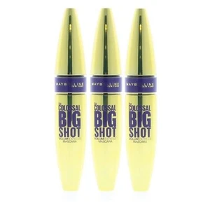 Maybelline Volum'Express The Colossal Big Shot Mascara Very Black 9.5ml (3 Pack) - Picture 1 of 1