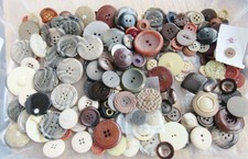 1/2lb + Vintage Sewing Buttons Mixed Material Some Matching