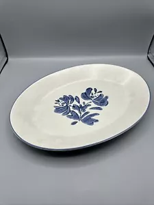 Gres De Colección Pfaltzgraff Yorktowne Plato Ovalado Grande EE. UU. Azul Blanco EE. UU. 10 - Imagen 1 de 6