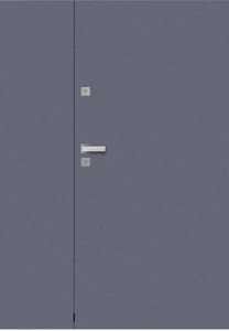 Zweiflügelige Eingangstür, Stahltür, Außentür, Haustür Lak Smooth 120, Anthrazit - Bild 1 von 7