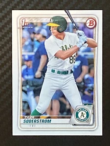TYLER SODERSTROM ROOKIE 2020 First 1st Bowman Draft #BD-119 A’s combinedS&H 7a - Picture 1 of 1