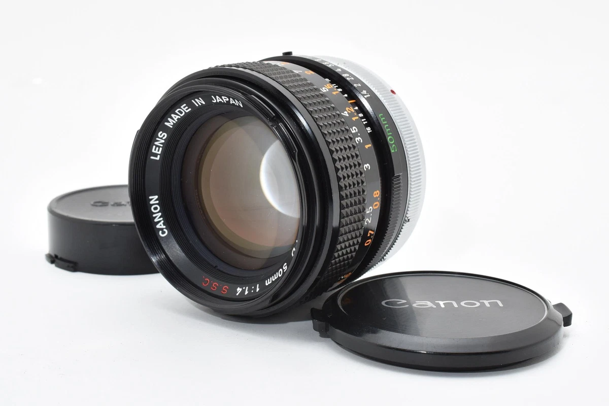 CANON A-1/ 旧FD F1.4/50mm S.S.C.#75 Canon FD 50mm f/1.4 1.4 Manual Focusing Lens for Canon A-1 AT-1 Ae