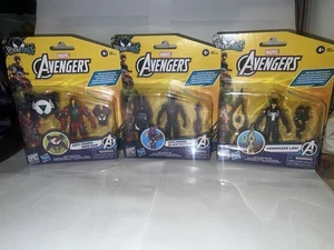Avengers Venom Versus Hasbro ActionFigures Set of 3 NIP Loki & Iron Man panther - Picture 1 of 5