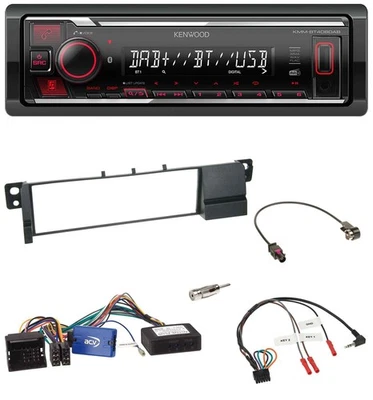 Kenwood Lenkrad Bluetooth USB DAB Autoradio für BMW 3er E46 01-07 schwarz - Bild 1 von 4