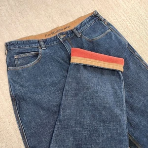 Duluth Trading Jeans Men 36x32 Flex Ballroom Fleece Lined Denim Workwear Outdoor - Picture 1 of 12