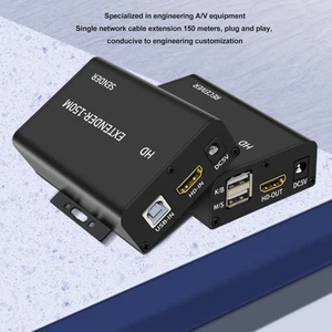 150M HD-KVM-Extender HD-Multimediaschnittstelle Zu RJ45 HD 1080P 60Hz über DON - Bild 1 von 24