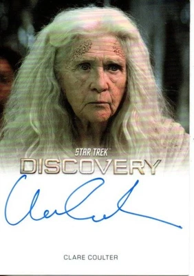 Star Trek Discovery Season 5 FULL BLEED Auto Card Clare Coulter "Kalzaan Bix" - Image 1 of 2