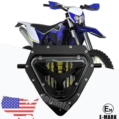 Faro LED haz alto/bajo para Sherco 300/250/450/500 SEF 125/250/300 SE 2021-2023 Foto 1 de 4