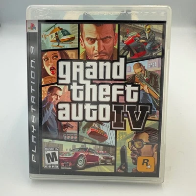 Grand Theft Auto IV (Playstation 3, PS3) Complete CIB W/ Map GTA 4 *READ - Image 1 of 4