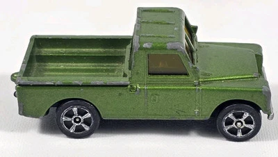 Corgi Juniors Whizz Wheels Green Metallic Land Rover Pick Up Truck   - Image 1 of 4