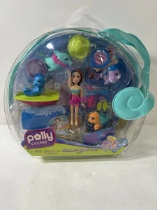 Polly Pocket Shimmer n Splash Pets Reef Playset Color Changing Hair New - Picture 1 of 8