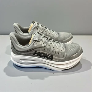 HOKA Scarpe da Corsa Uomo Bondi 9, Grigio Galattico/Grigio Stellare 10D Nuove - Foto 1 di 8