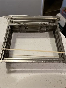 LOT of 10 Carr LARGE (10”) Film & Plate Developing Hangers - Stainless VTG - Picture 1 of 6