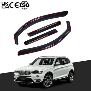 Windabweiser | für BMW X3 MK2 F25 5-türer SUV 2010-2017 smoke 4tlg 8Clips - Bild 1 von 11