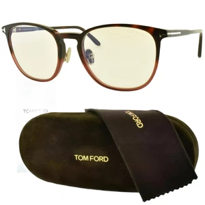 ¡¡NUEVO!! Marco de llanta completa cuadrado Tom Ford TF5700-B 054 54-20-145 Dark Bugendy Havana - Imagen 1 de 7