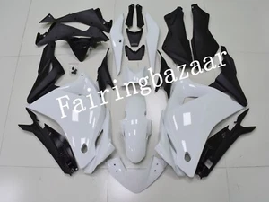 Kit de carenado de carrocería ABS 2011-2013 CBR250R blanco brillante - Imagen 1 de 7