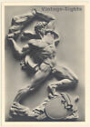 Arno Breker: Vergeltung / Nude Sculpture (Vintage Rppc ~1930S/1940S)