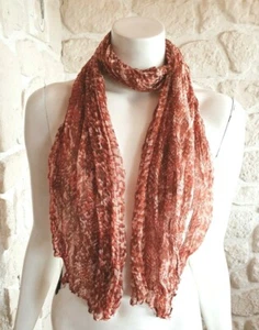 Echarpe orange neuve (or2) - Imagen 1 de 2