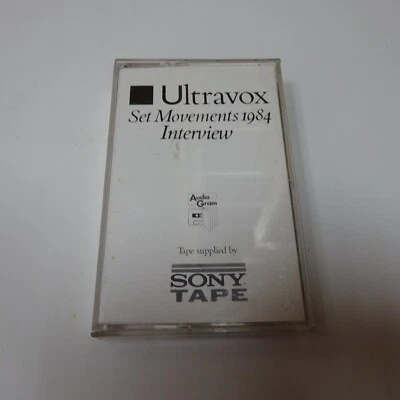 ULTRAVOX Set Movements 1984 Interview CASSETTE TAPE Foto 1 de 4