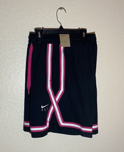 RARE SIZE XXL Nike Fly Crossover Loose Fit Women's Shorts DH7325-011 Black/Pink