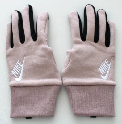 Guantes de lana Nike Club para mujer rosa medio Oxford/blanco/negro Foto 1 de 4