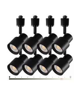 8 Pack 10W H Track Lighting Heads, Dimmable LED Track Lighting Heads Fixtures - Picture 1 of 8