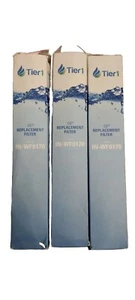3 Tier 1 Replacement 6-month Inline Water Filter Cartridges Comparable GE GXRTQR - Picture 1 of 7