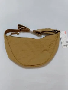 Mini Bolso de Hombro Redondo Uniqlo Beige con Etiqueta Totalmente Nuevo Japón - Imagen 1 de 4