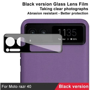 For Moto razr 40 Camera Lens Protector High Transparent Natural Glass Film  W7R3