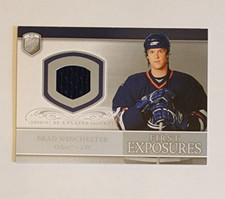2006-07 Be A Player Portraits Brad Winchester Edmonton Oilers - Jersey DARK BLUE