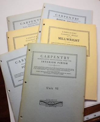 1967-70 UNITED BROTHERHOOD OF CARPENTERS & JOINERS OF AMERICA, CARPENTRY MANUALS - Image 1 of 4