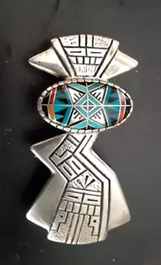 Roderick Tenorio RMT Carolyn Pollack Relios Sterling Morning Star Pendant Pin - Picture 1 of 4