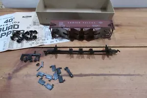HO Scale Athearn Lehigh Valley Open-Top Quad Hopper Lot A-276 - Imagen 1 de 4