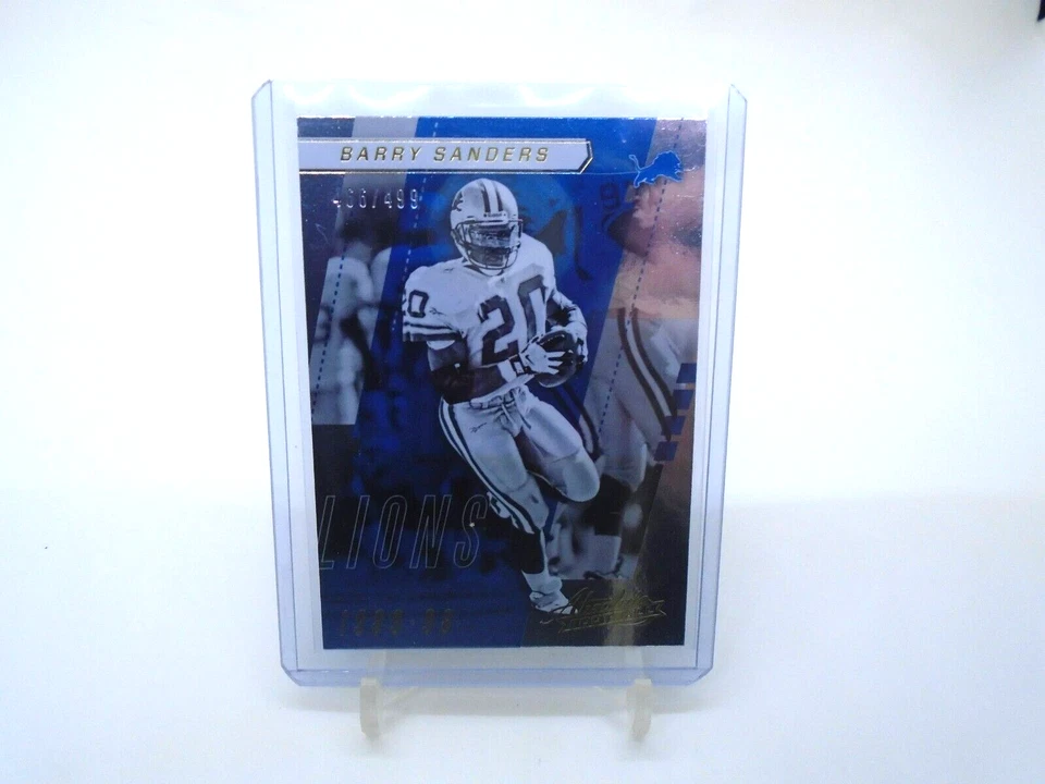 2017 PANINI ABSOLUTE RETIRED #119 BARRY SANDERS /499 - Image 1 of 4