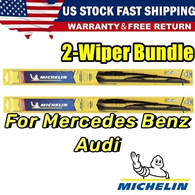 FOR Mercedes Benz  Audi Wiper Blade Set Michelin OE Style Performance 3397118933 Foto 1 de 4