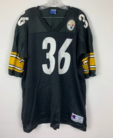 Pittsburgh Steelers NFL Jersey Jerome Bettis #36 Vintage Champion Adult 52 XXL Cover