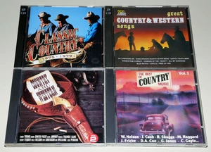 4 CD SAMMLUNG COUNTRY & WESTERN CLASSICS - WILLIE NELSON FENDER CASH HAGGARD - Imagen 1 de 3