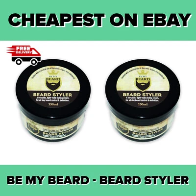 2x Be My Beard Bartstyler mit Avocado-, Argan- und Jobobaöl 150ml