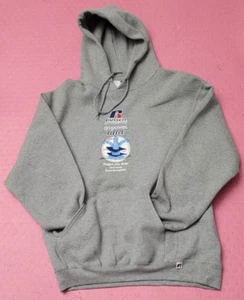 Pullover Russell Athletic Dri-Power foderato in pile con cappuccio e coulisse taglia L grigio - Foto 1 di 18