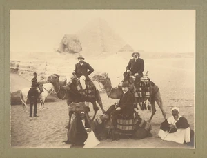 Tourisme en EGYPTE, G.M.Georcoulas au Caire, Vintage print 1912 - 17,5x23 cm - Imagen 1 de 3