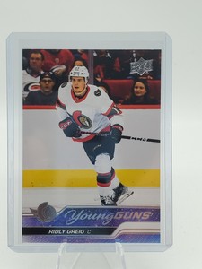 Ridly Greig 2023-24 Upper Deck Young Guns Rookie Card #212