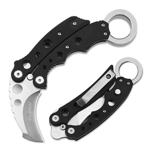 NedFoss Pocket Knife, EDC Folding Pocket Knife with Clip, G10 Handle, Button ... - Picture 1 of 7