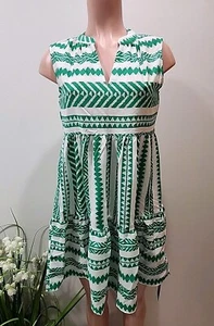 Nwt CUPSHE Boho Knee Striped V Neck Dress size Xl - Picture 1 of 6