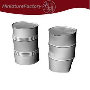 Tambores de aceite residual SSMODEL 1:87 HO 10 piezas ferrocarriles paisaje miniaturas fábrica - Imagen 1 de 2