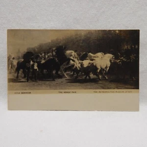 ROSA BONHEUR THE HOUSE FAIR THE METROPOLITAN MUSEUM OF ART RPPC - Picture 1 of 2