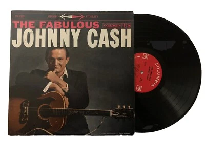 JOHNNY CASH - The Fabulous (Columbia CS-8122)  Vinyl Record LP Ultrasonic Clean - Image 1 of 4