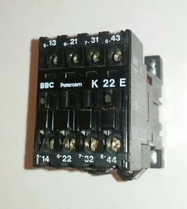 BBC PETERCEM K22 E Schütz Contactor Spulenspannung 220V - Bild 1 von 6