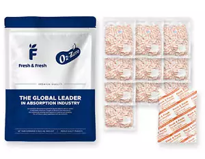 Fresh & Fresh (1500 Packet) 100CC Premium Oxygen Absorbers(10 Bag of 150 Packet) - Picture 1 of 5